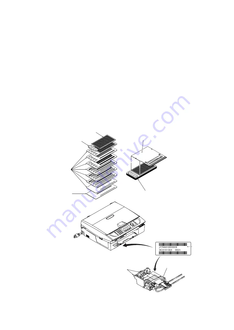 Brother DCP-110C Service Manual Download Page 101