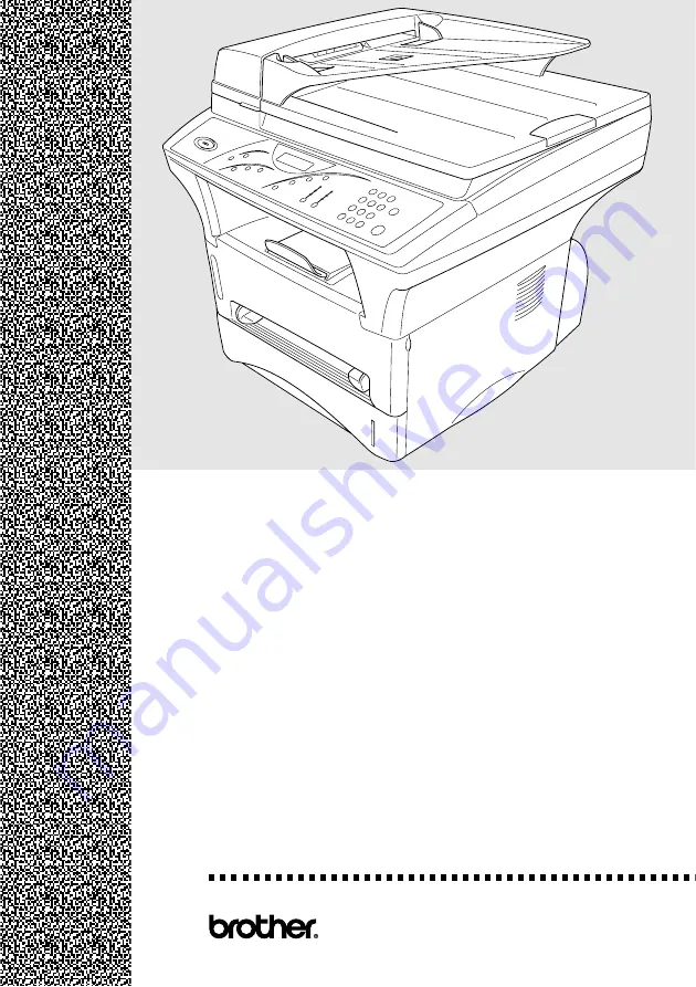 Brother DCP-1400 Owner'S Manual Download Page 1