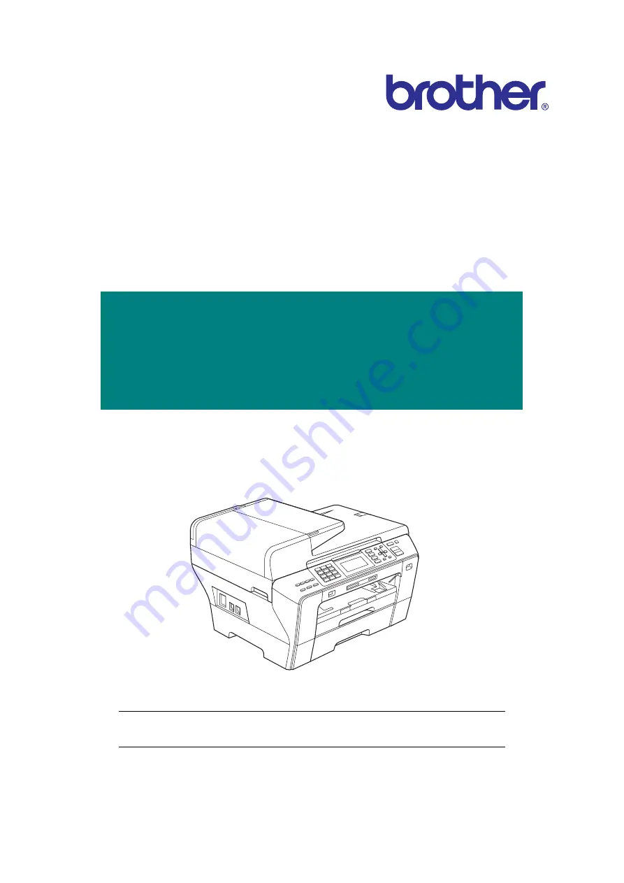 Brother DCP-6690CW Service Manual Download Page 1