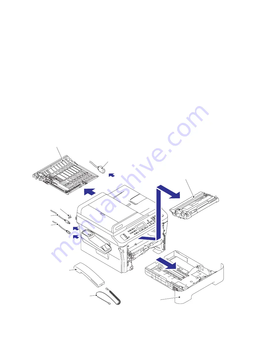 Brother DCP 7065DN Service Manual Download Page 172