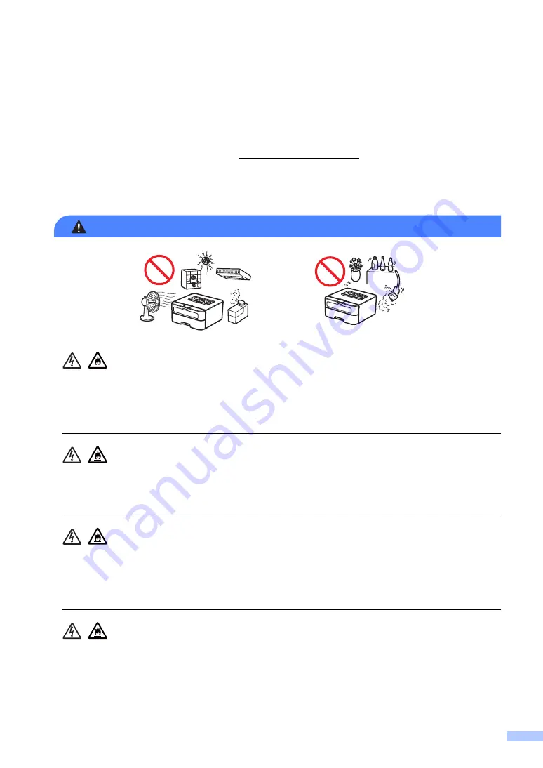 Brother DCP-7080 Product Safety Manual Download Page 3