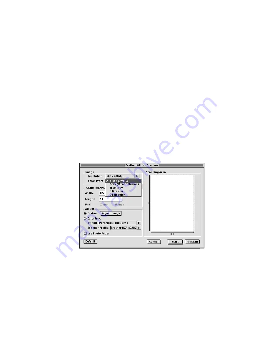 Brother DCP-8020 User Manual Download Page 208