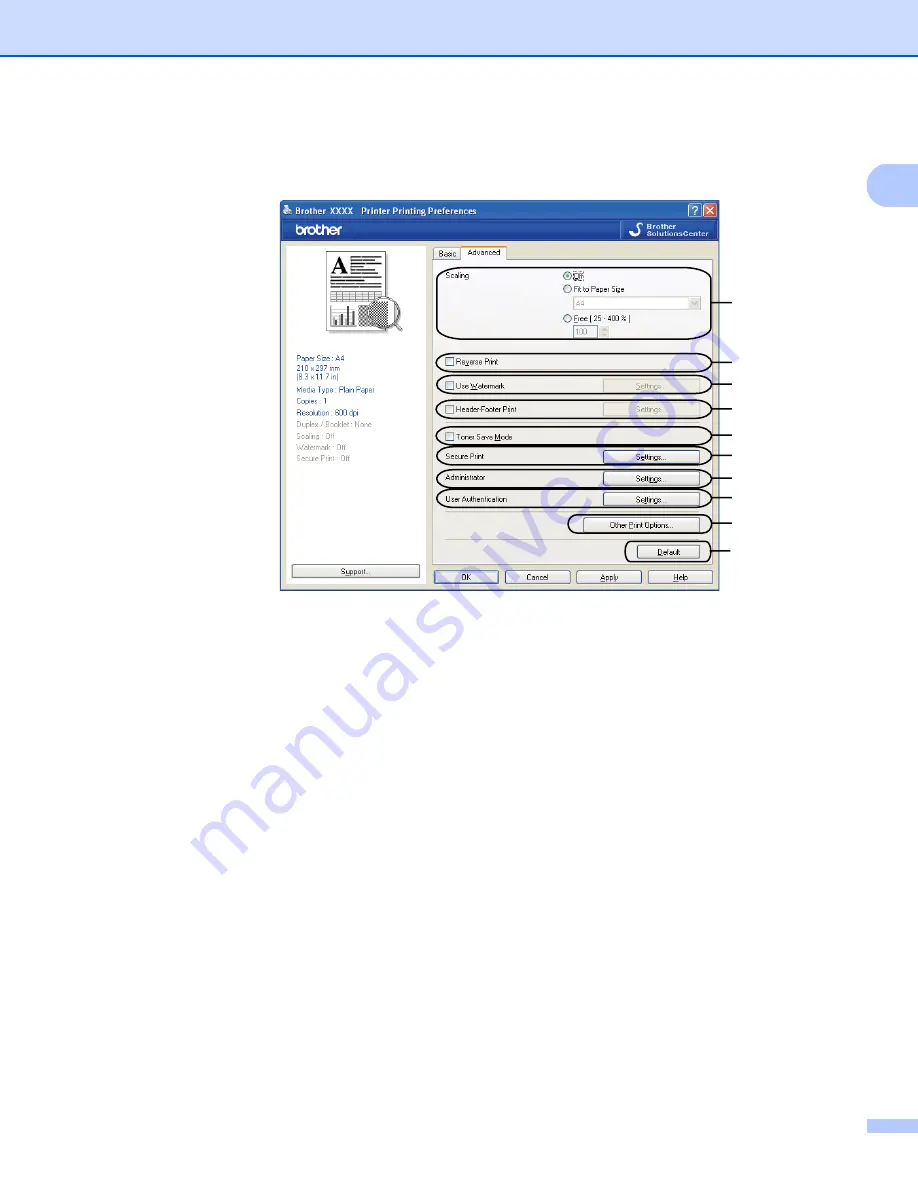 Brother DCP 8085DN Software User'S Manual Download Page 25