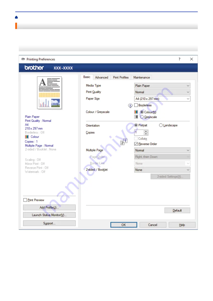 Brother DCP-J1200W Online User'S Manual Download Page 62