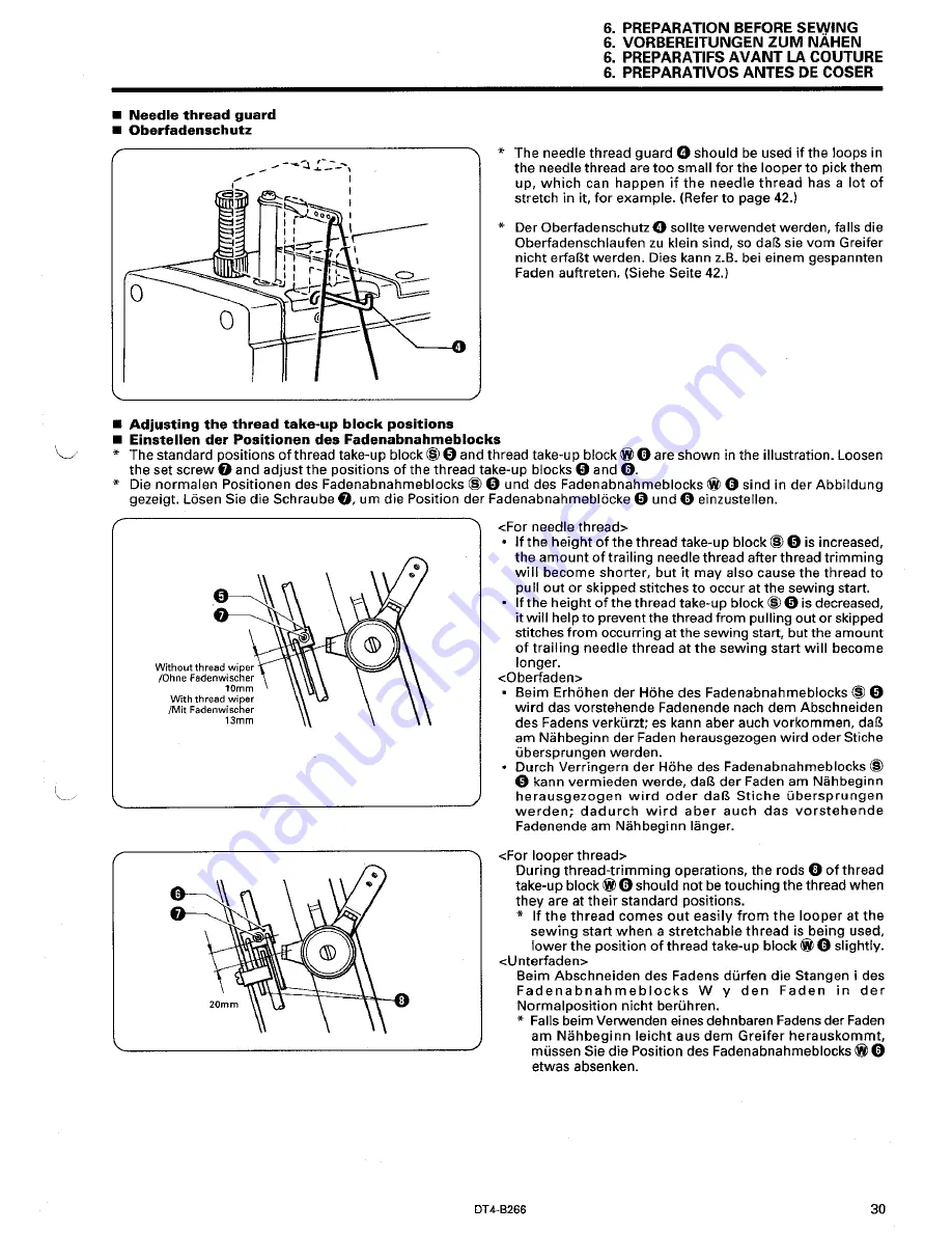 Brother DT4-B266 Instruction Manual Download Page 45