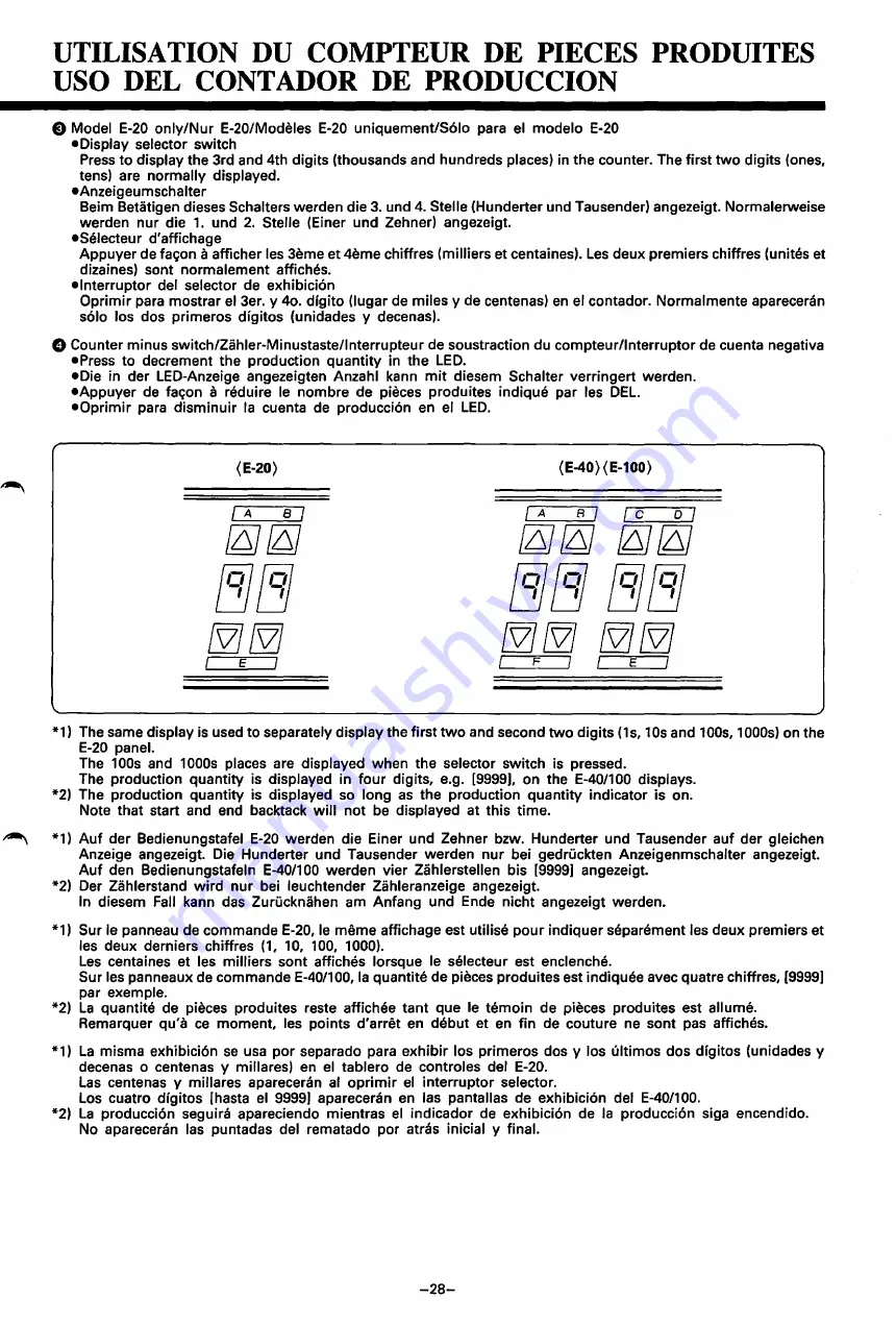 Brother Exedra DB2-B737 Instruction Manual Download Page 33