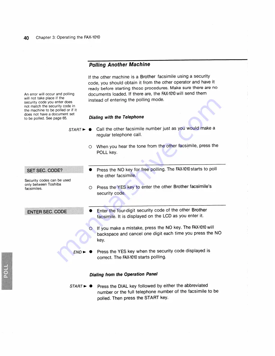 Brother FAX-1010 User Manual Download Page 50