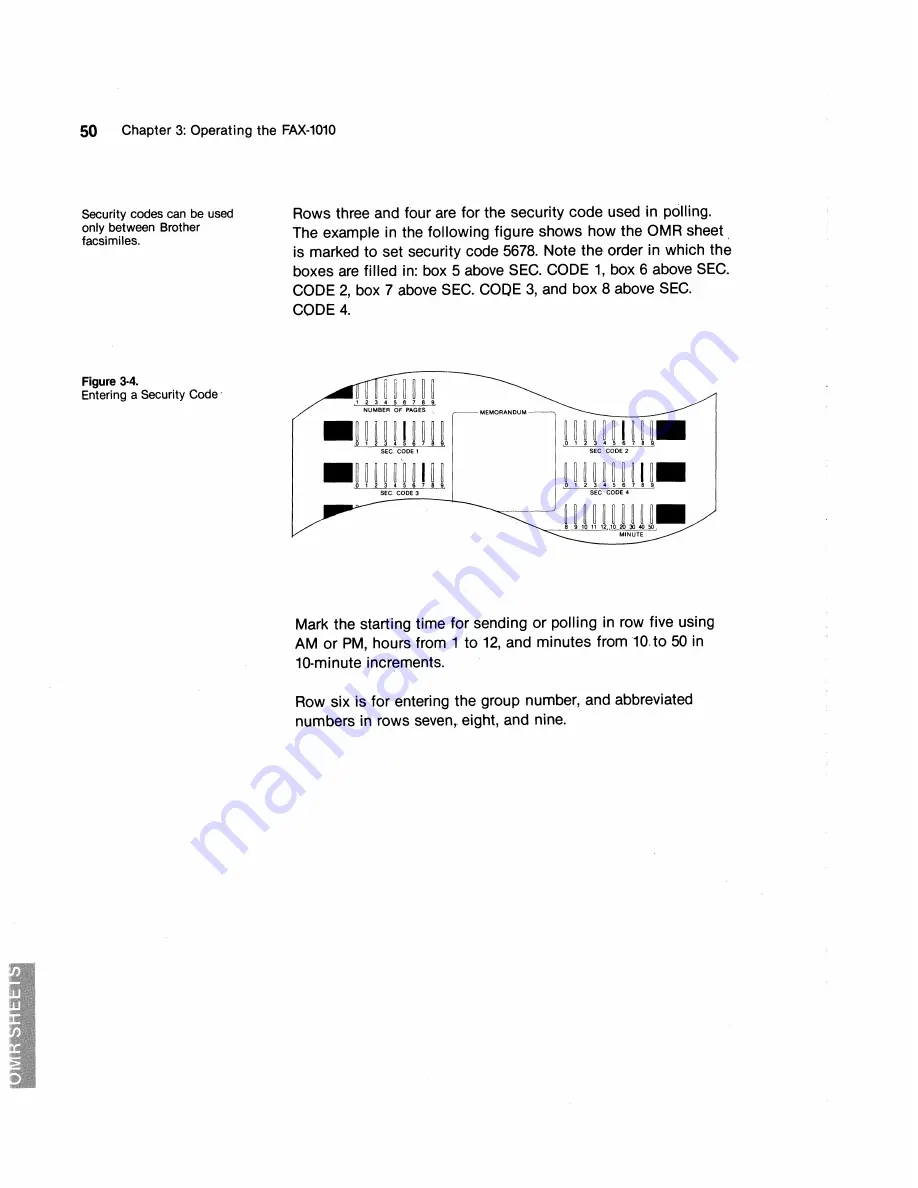 Brother FAX-1010 User Manual Download Page 60