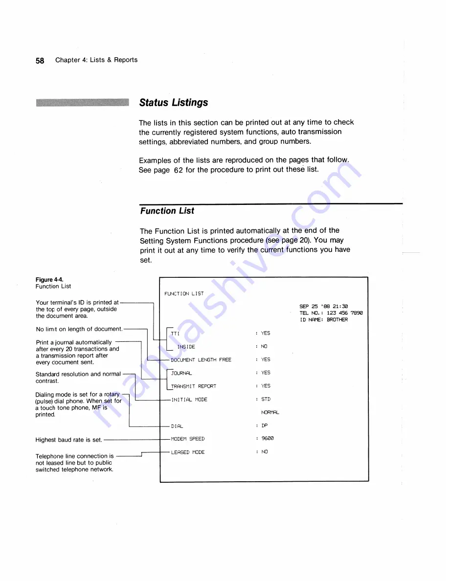 Brother FAX-1010 User Manual Download Page 68