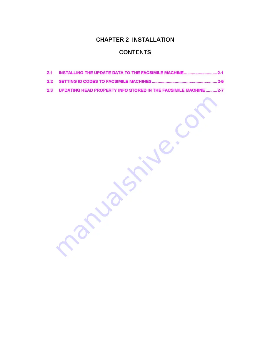 Brother FAX-1800C Service Manual Download Page 11