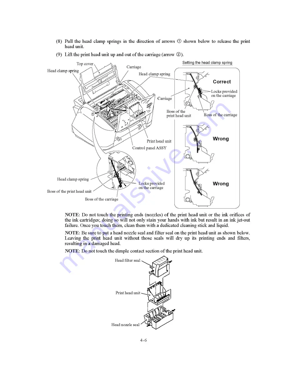 Brother FAX-1800C Service Manual Download Page 45