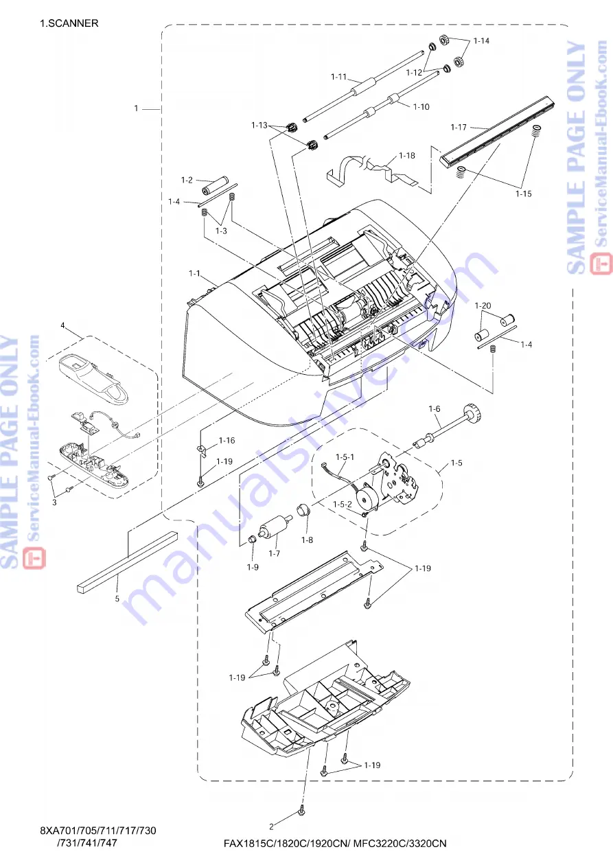 Brother FAX-1820C Service Manual Download Page 12