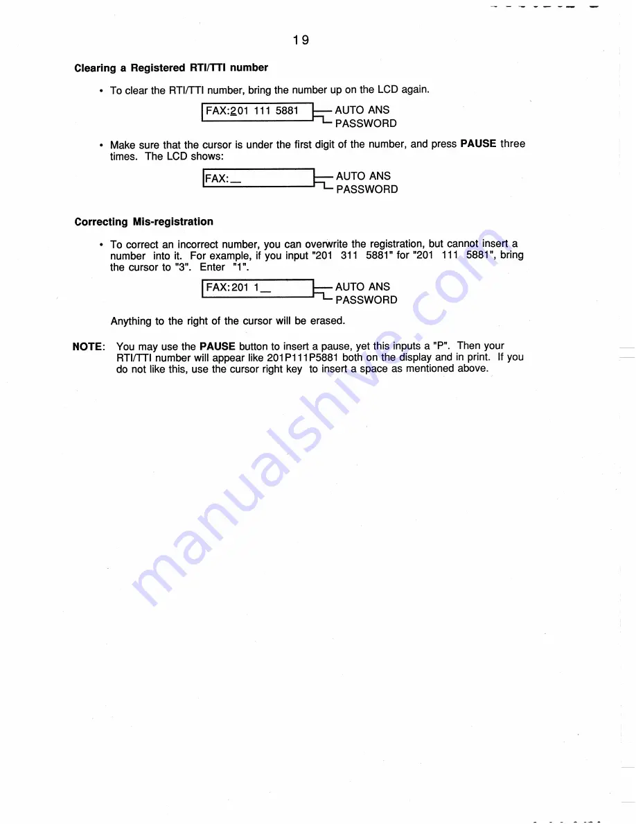 Brother FAX-200 Owner'S Manual Download Page 28