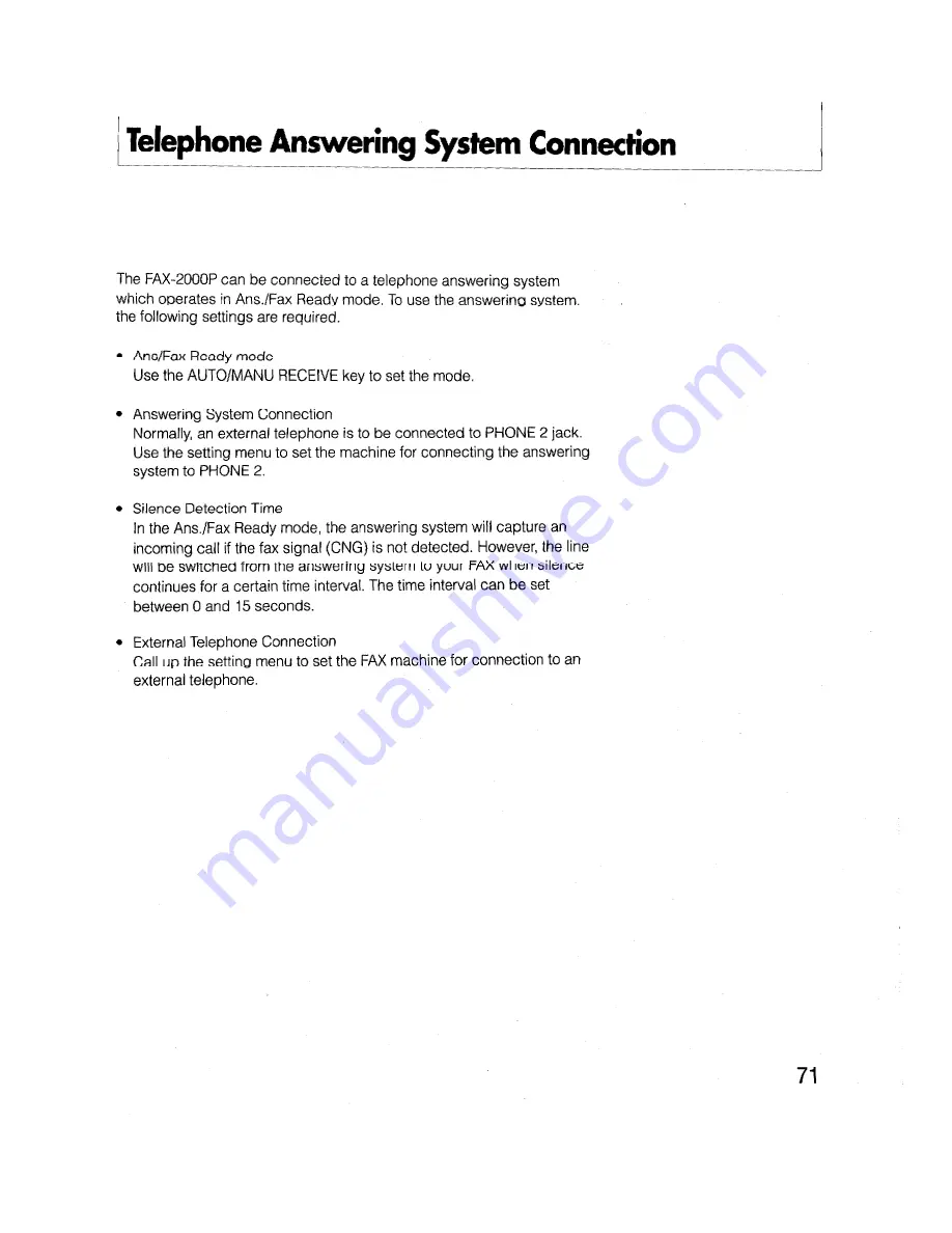 Brother FAX-2000P User Reference Manual Download Page 83