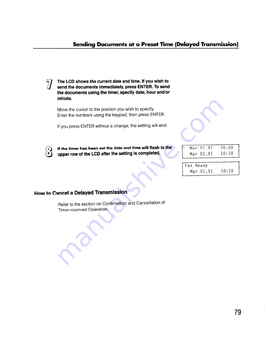 Brother FAX-2000P User Reference Manual Download Page 91