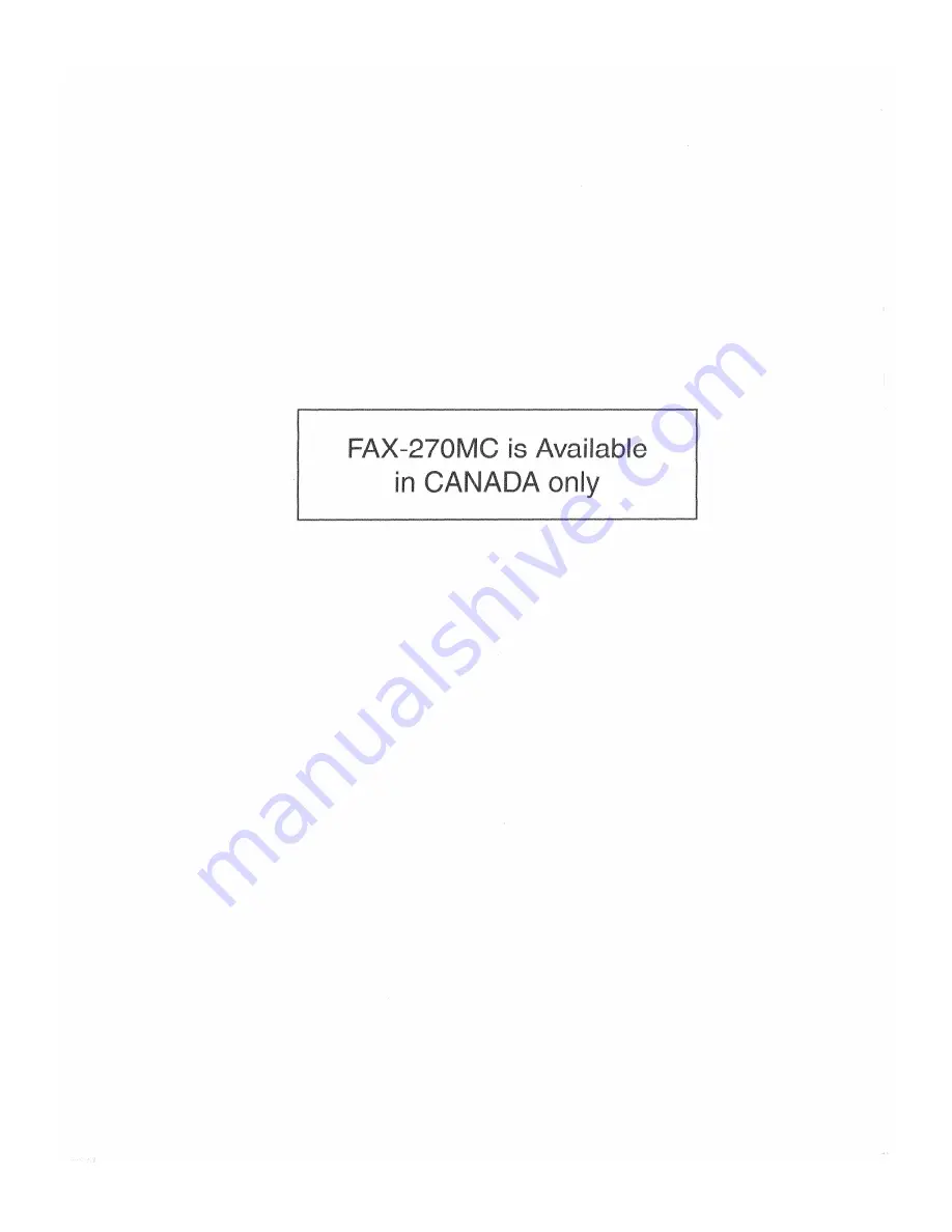 Brother FAX-270MC Owner'S Manual Download Page 2