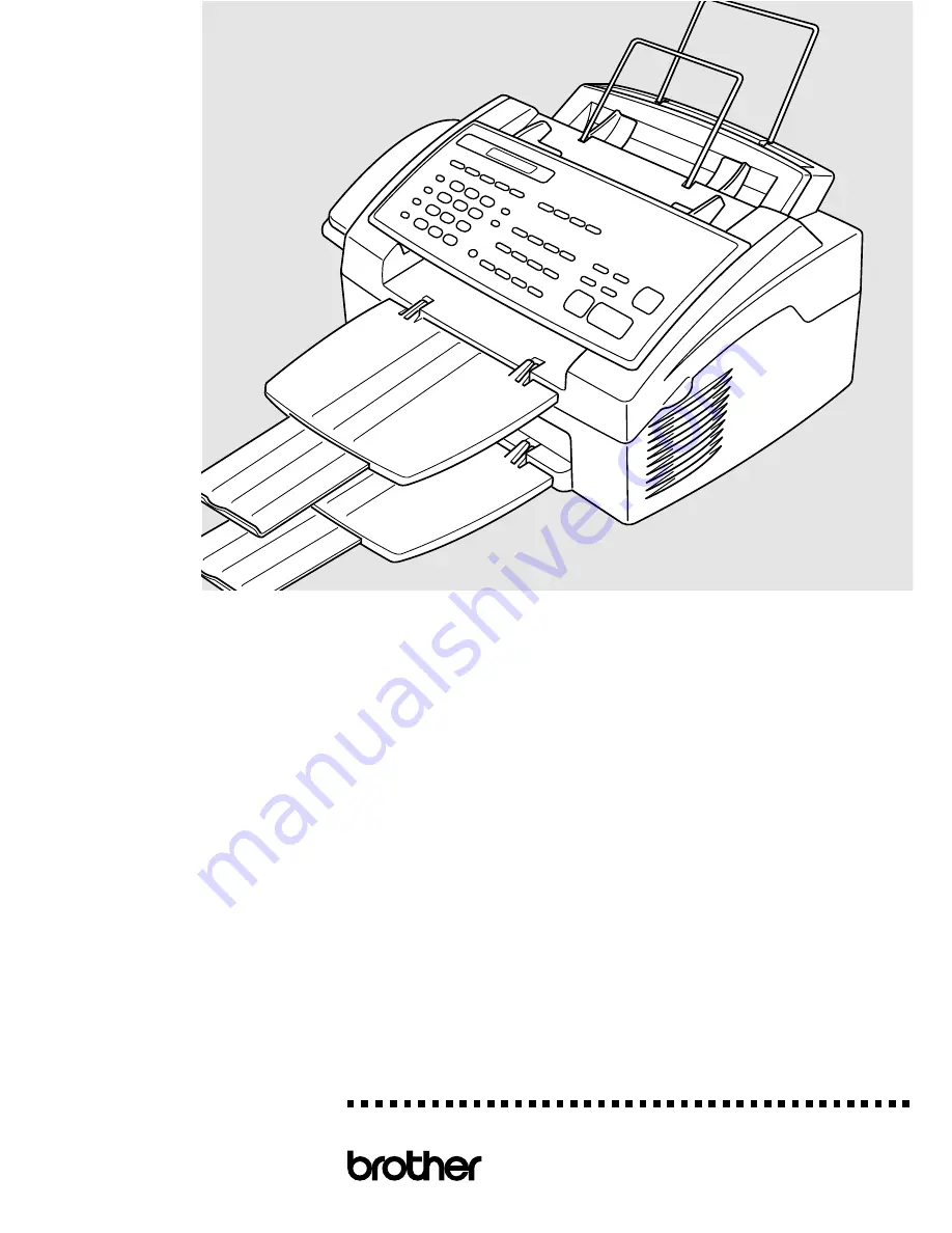 Brother FAX 2750 Скачать руководство пользователя страница 1