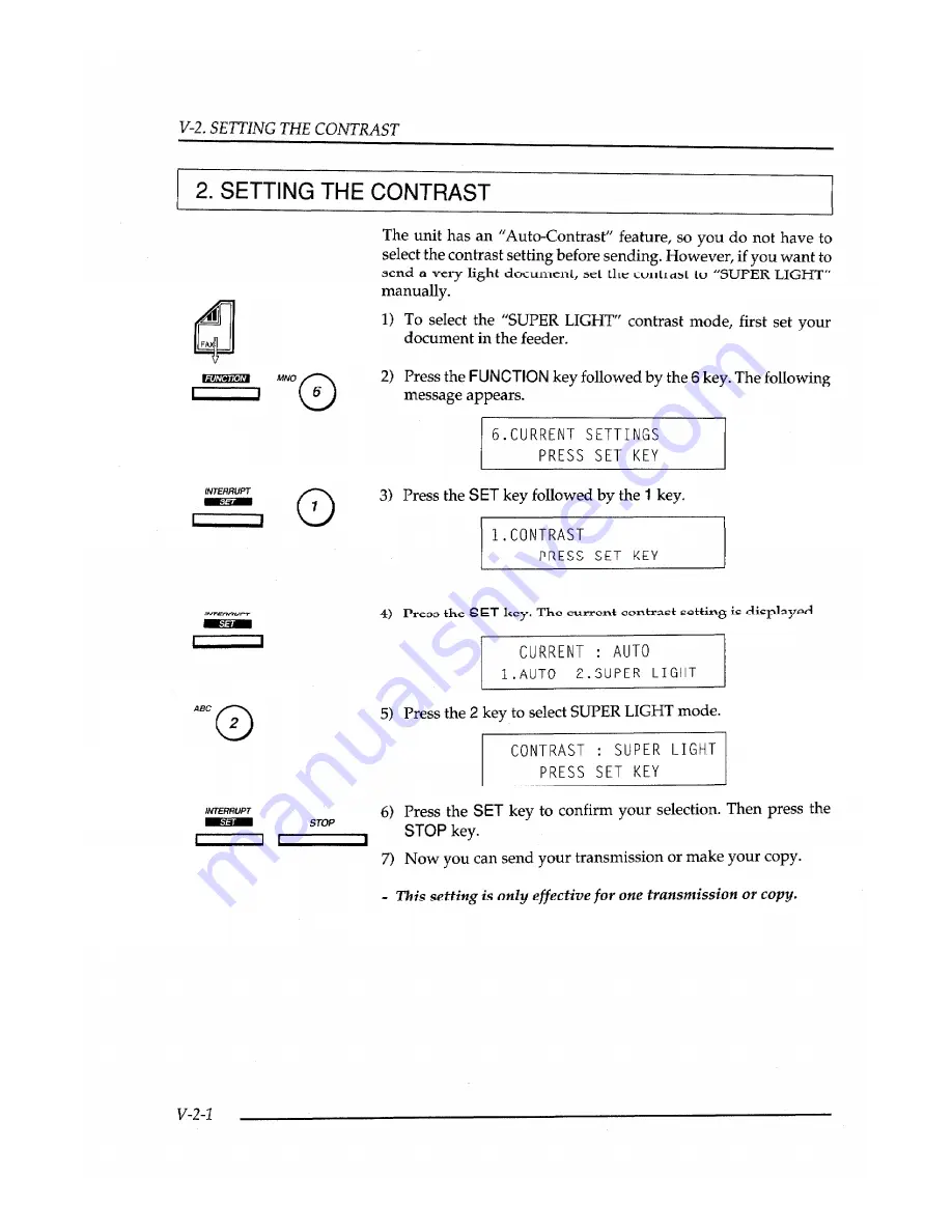 Brother FAX-400 Owner'S Manual Download Page 50