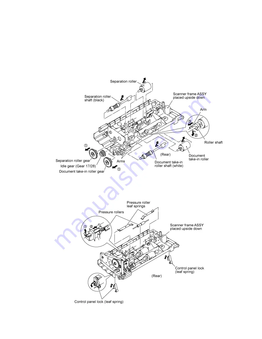 Brother FAX-8350P Service Manual Download Page 66