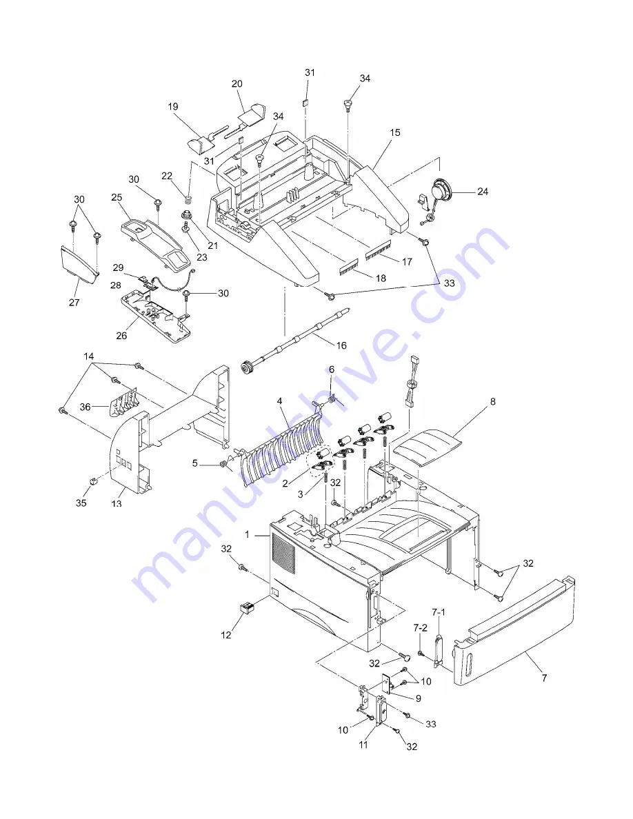 Brother FAX-8350P Service Manual Download Page 256