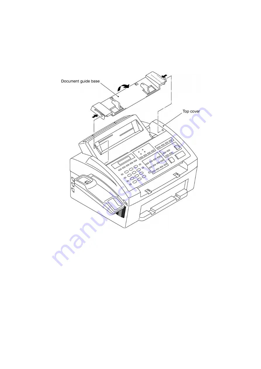 Brother FAX-8650P Service Manual Download Page 46