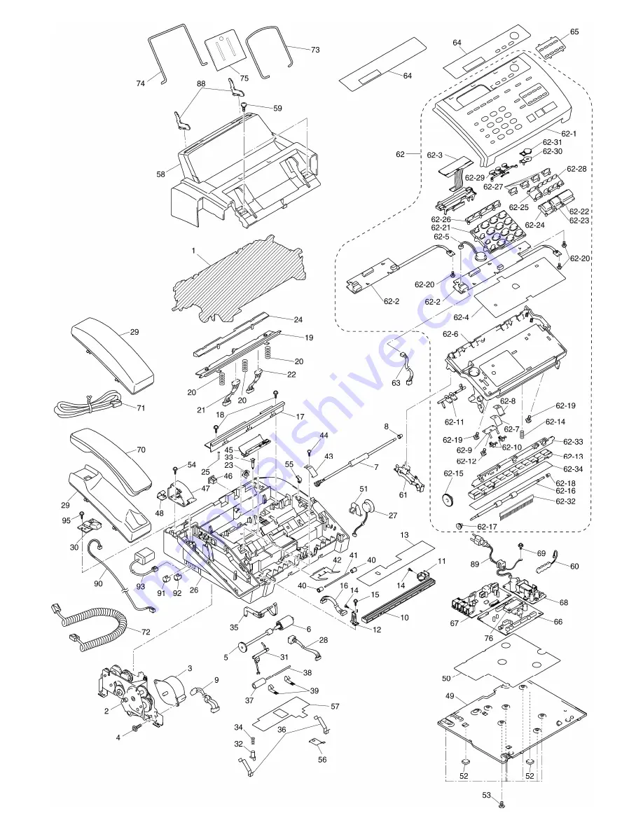 Brother FAX-910 Parts Reference List Download Page 4