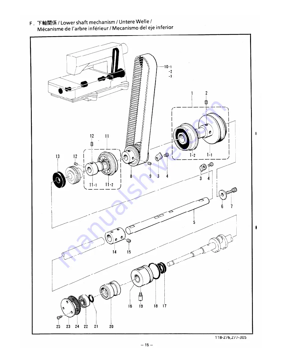 Brother FD4-B276 Parts Manual Download Page 18