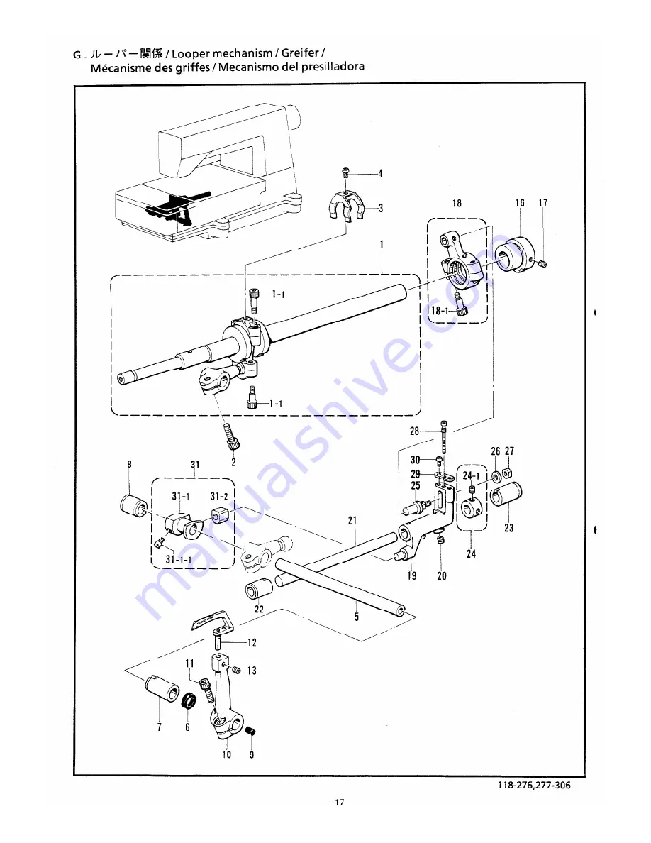 Brother FD4-B276 Parts Manual Download Page 20