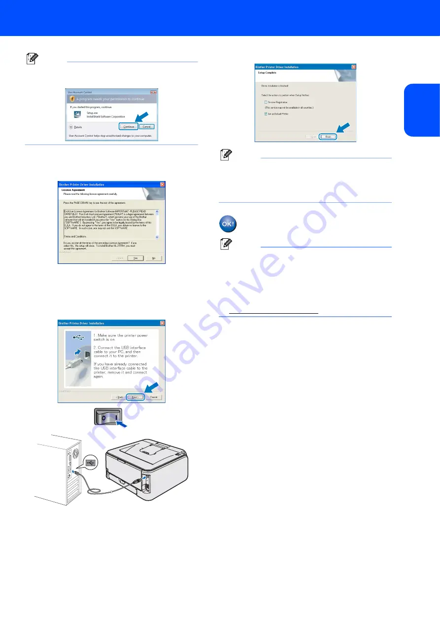 Brother HL-2170W Quick Setup Manual Download Page 17