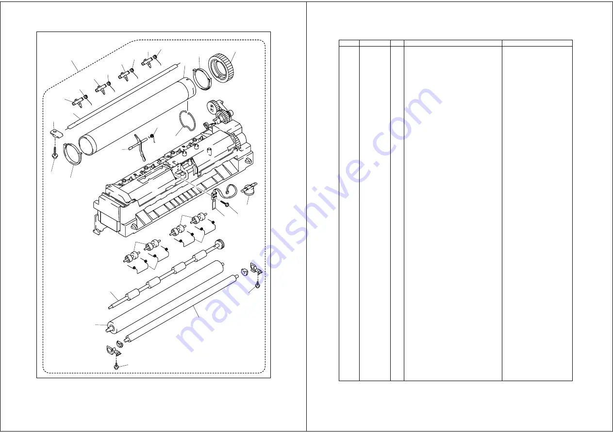 Brother HL-2460 Series Parts Reference List Download Page 7