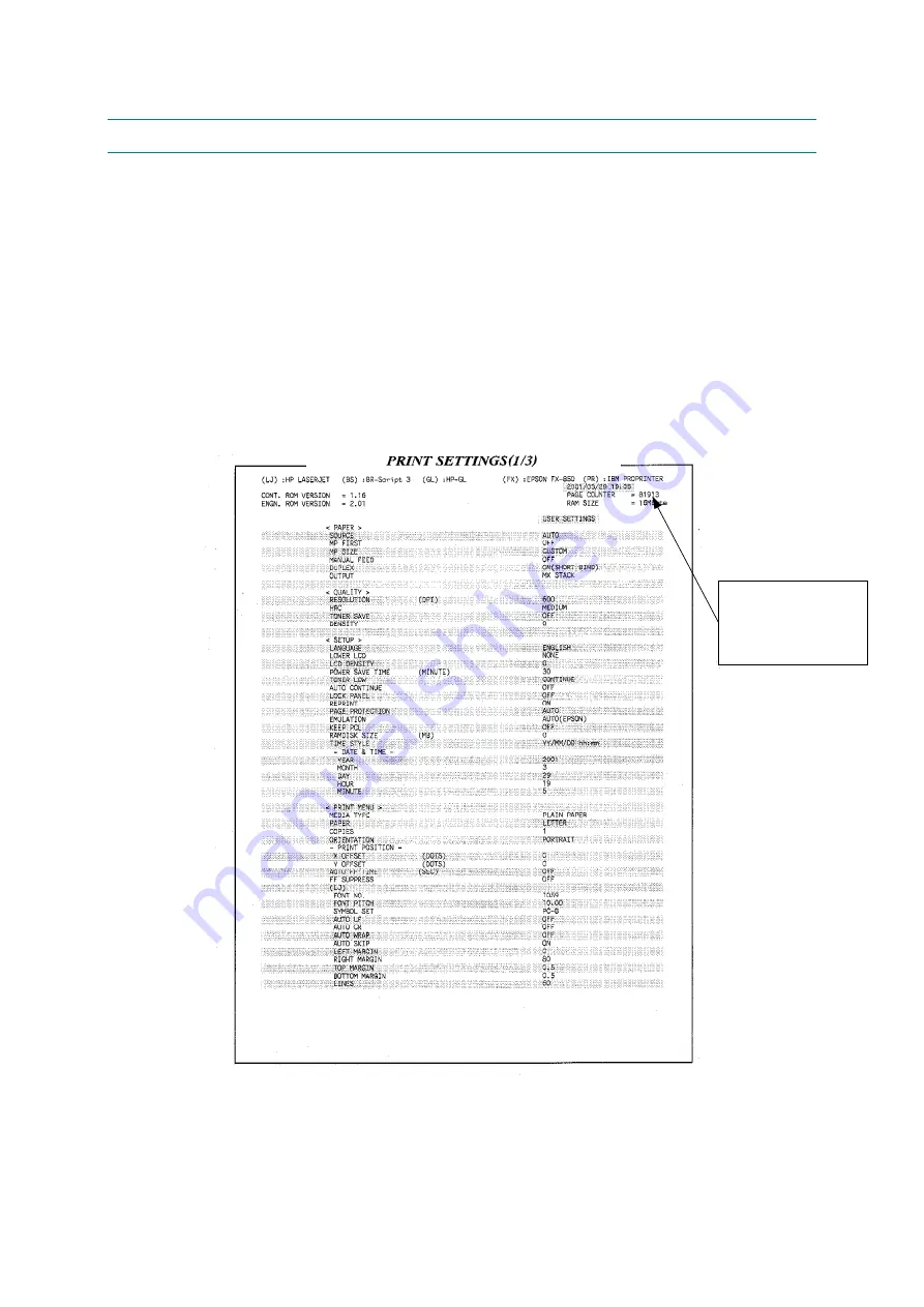 Brother HL-2460N Service Manual Download Page 264