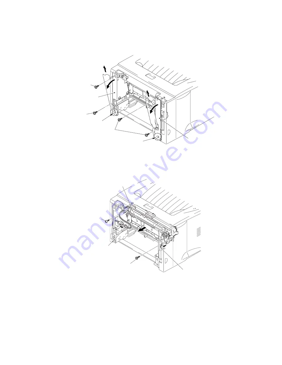 Brother HL-5130 Service Manual Download Page 182