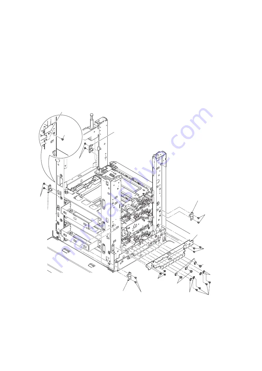 Brother HL-5580D Service Manual Download Page 315