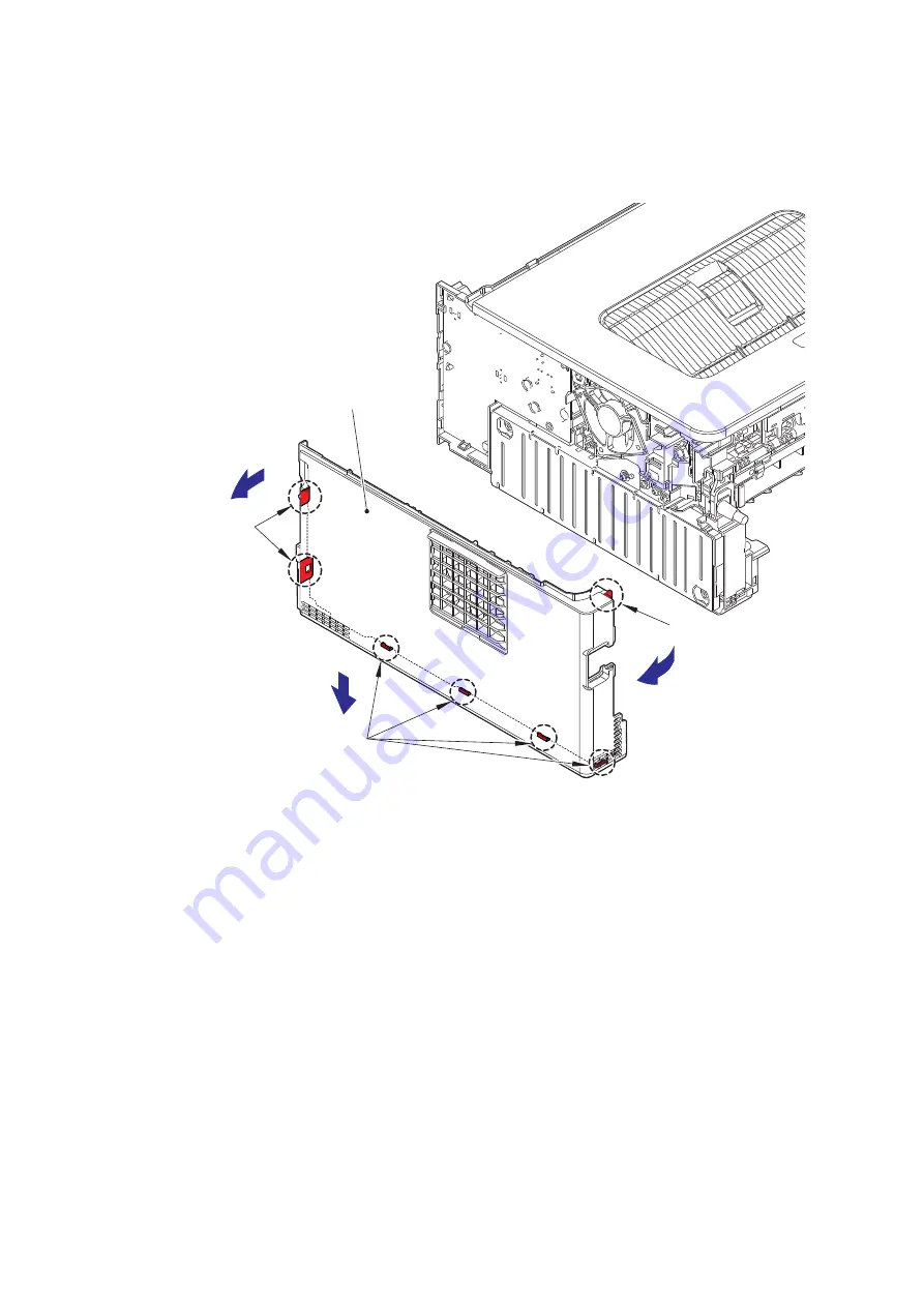 Brother HL-B2080DW Service Manual Download Page 132