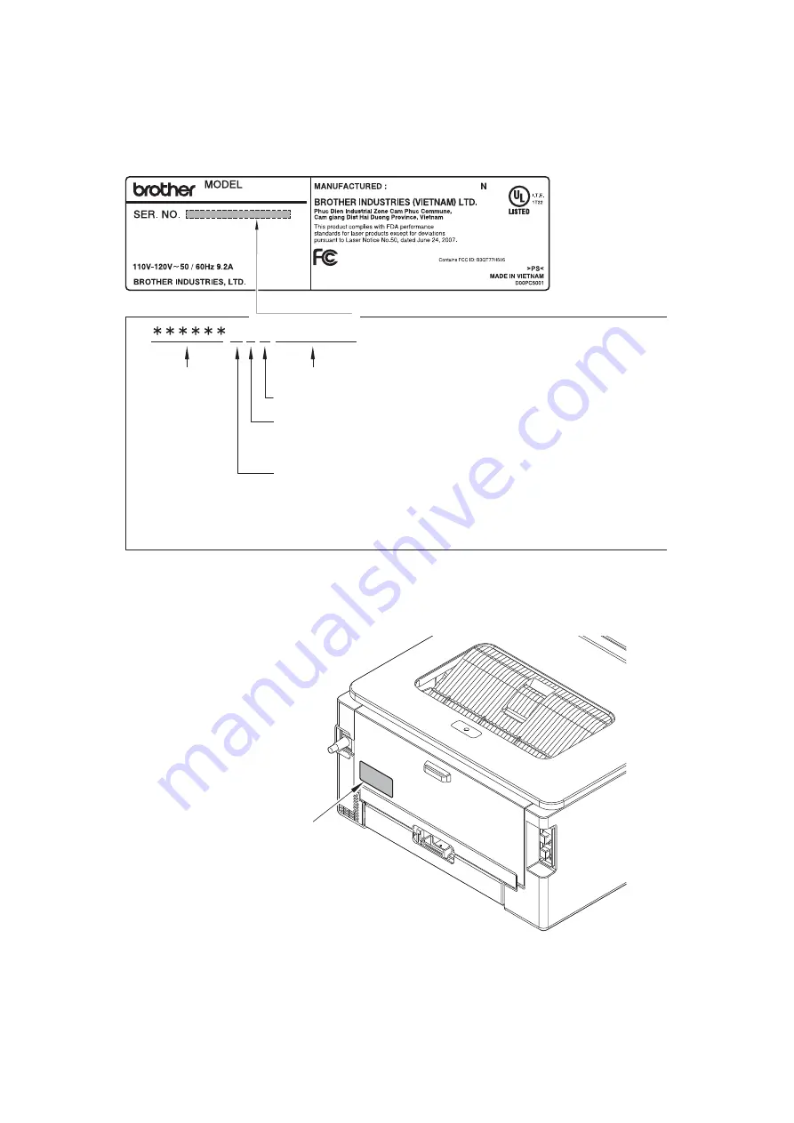 Brother HL-B2080DW Service Manual Download Page 245