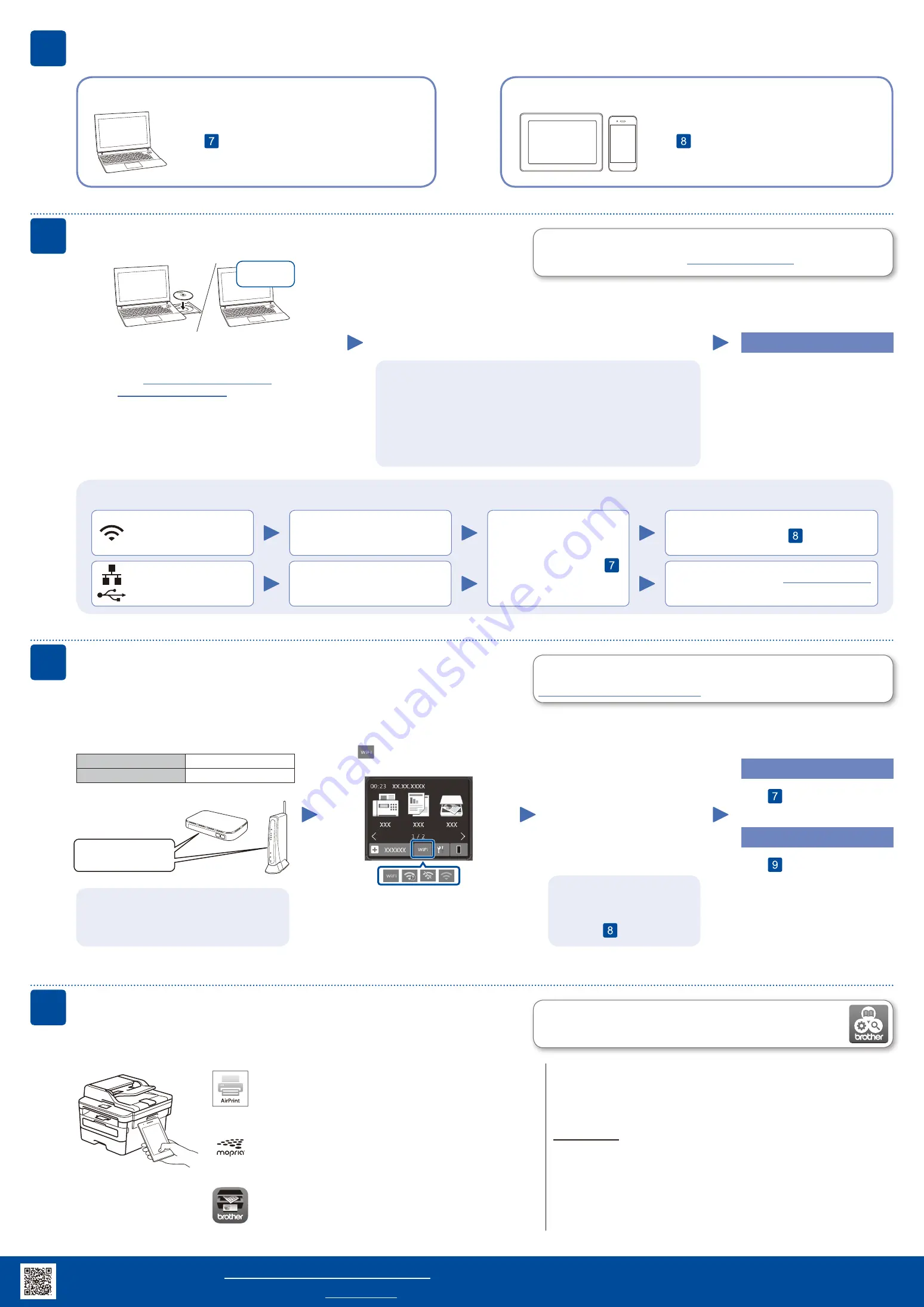 Brother HL-L2395DW Quick Setup Manual Download Page 2