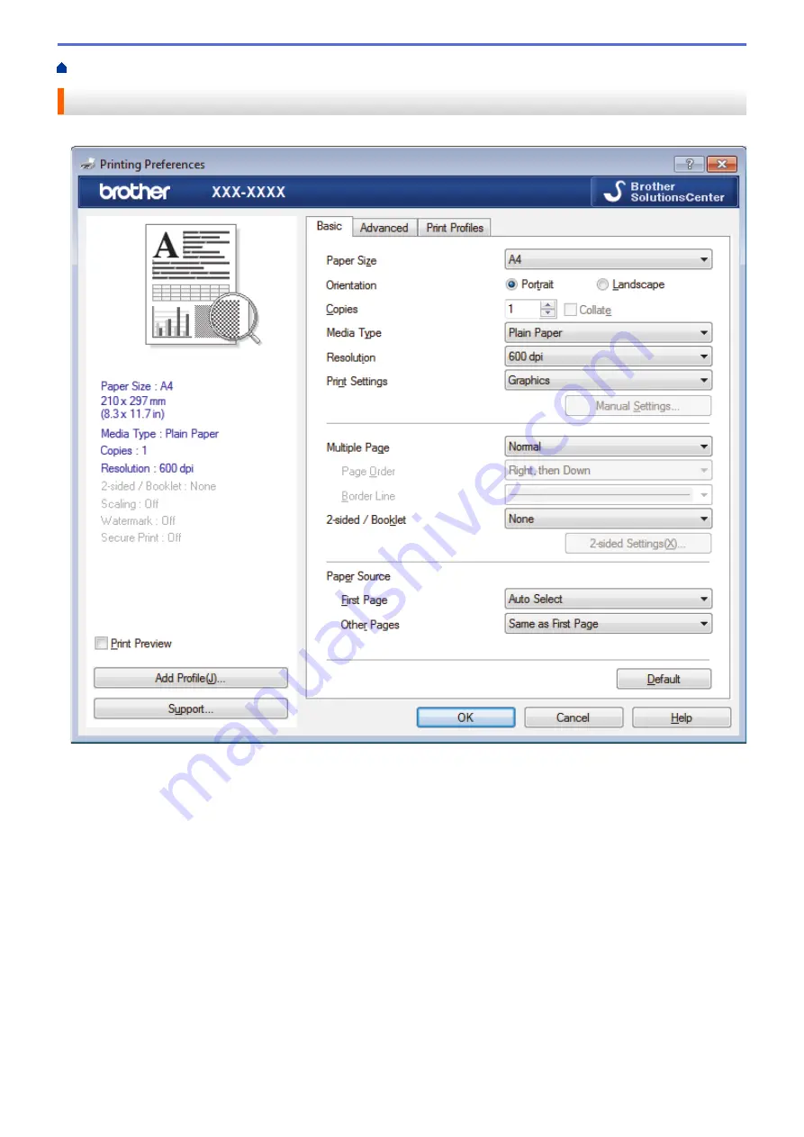 Brother HL-L5000D User Manual Download Page 69