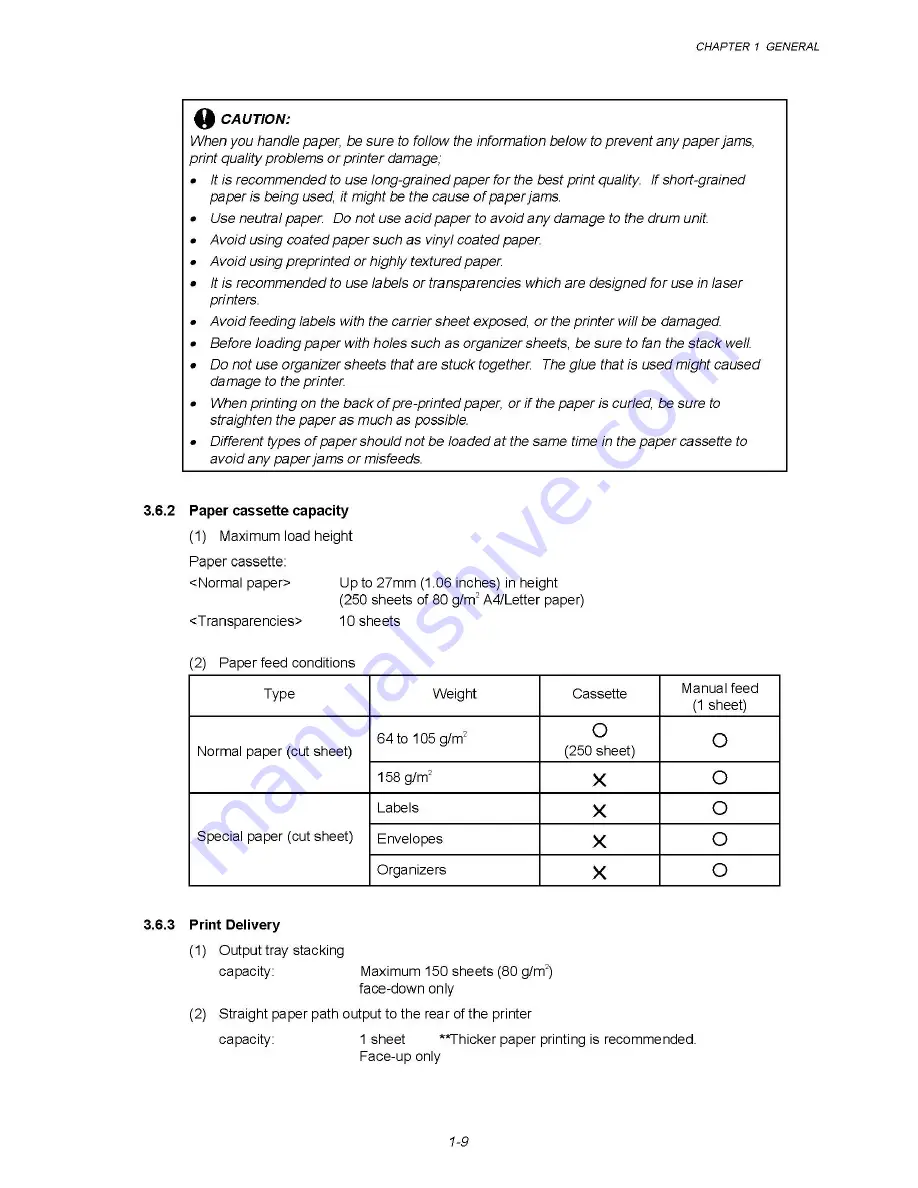 Brother HL-P2500 Service Manual Download Page 21