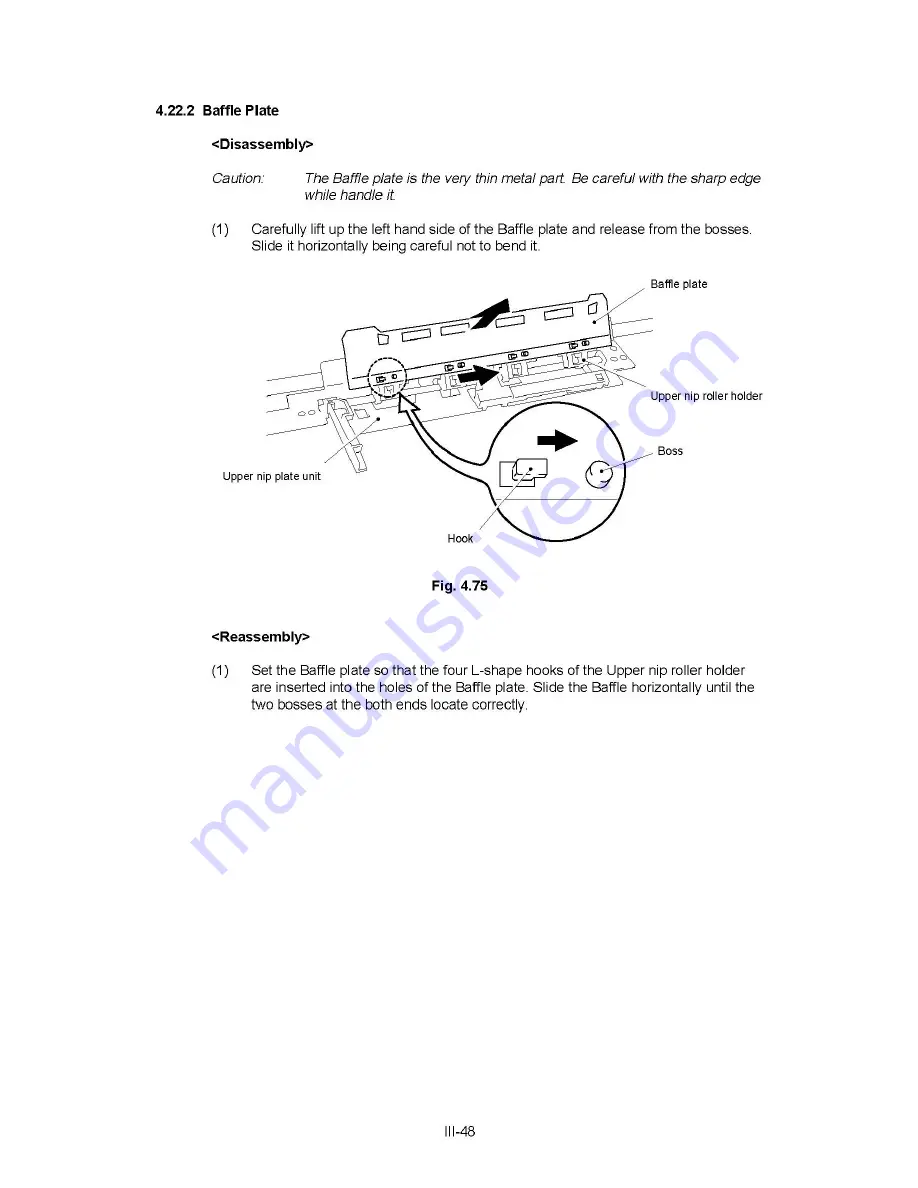 Brother HS-5000 - Color Solid Ink Printer Service Manual Download Page 100