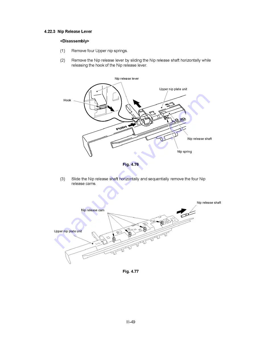 Brother HS-5000 - Color Solid Ink Printer Service Manual Download Page 101