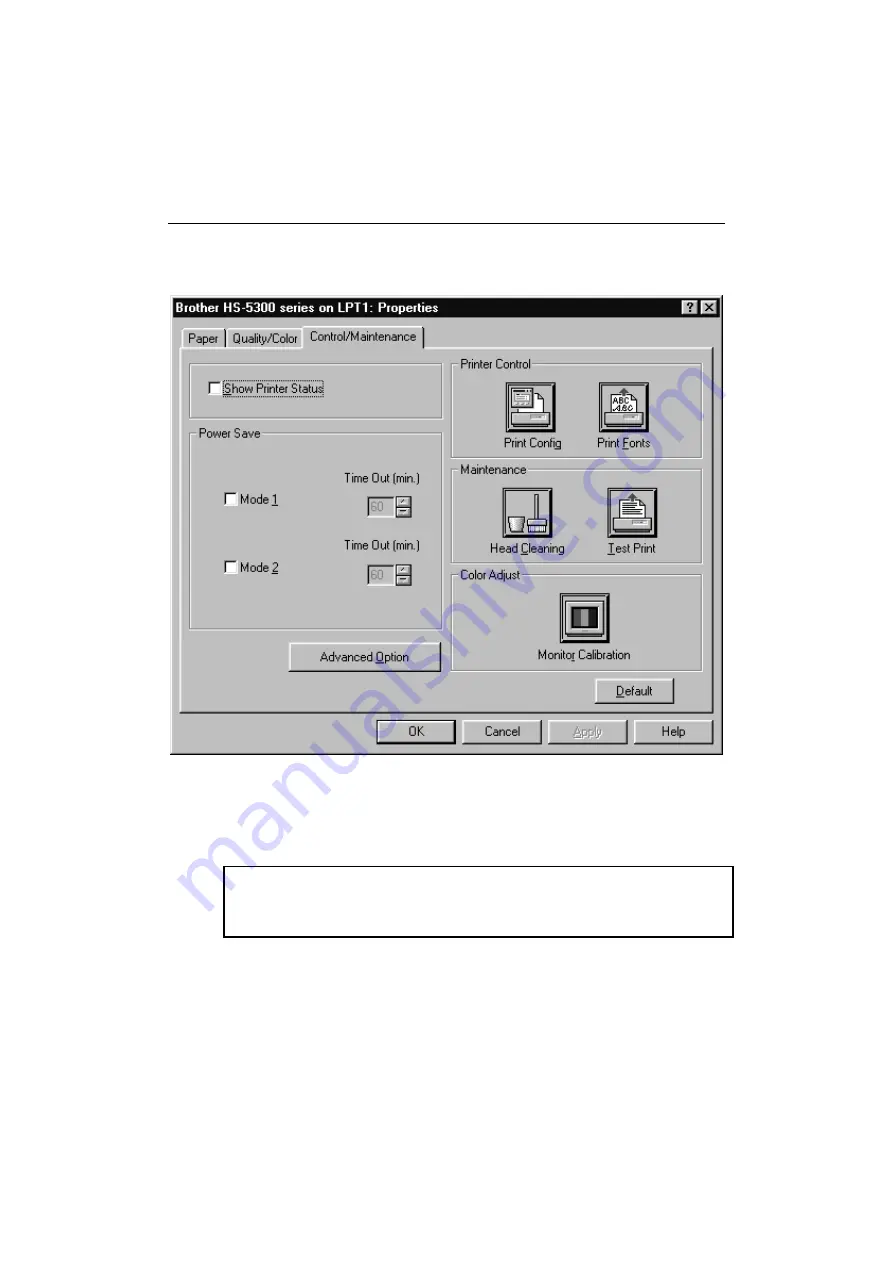 Brother HS-5000 - Color Solid Ink Printer User Manual Download Page 34