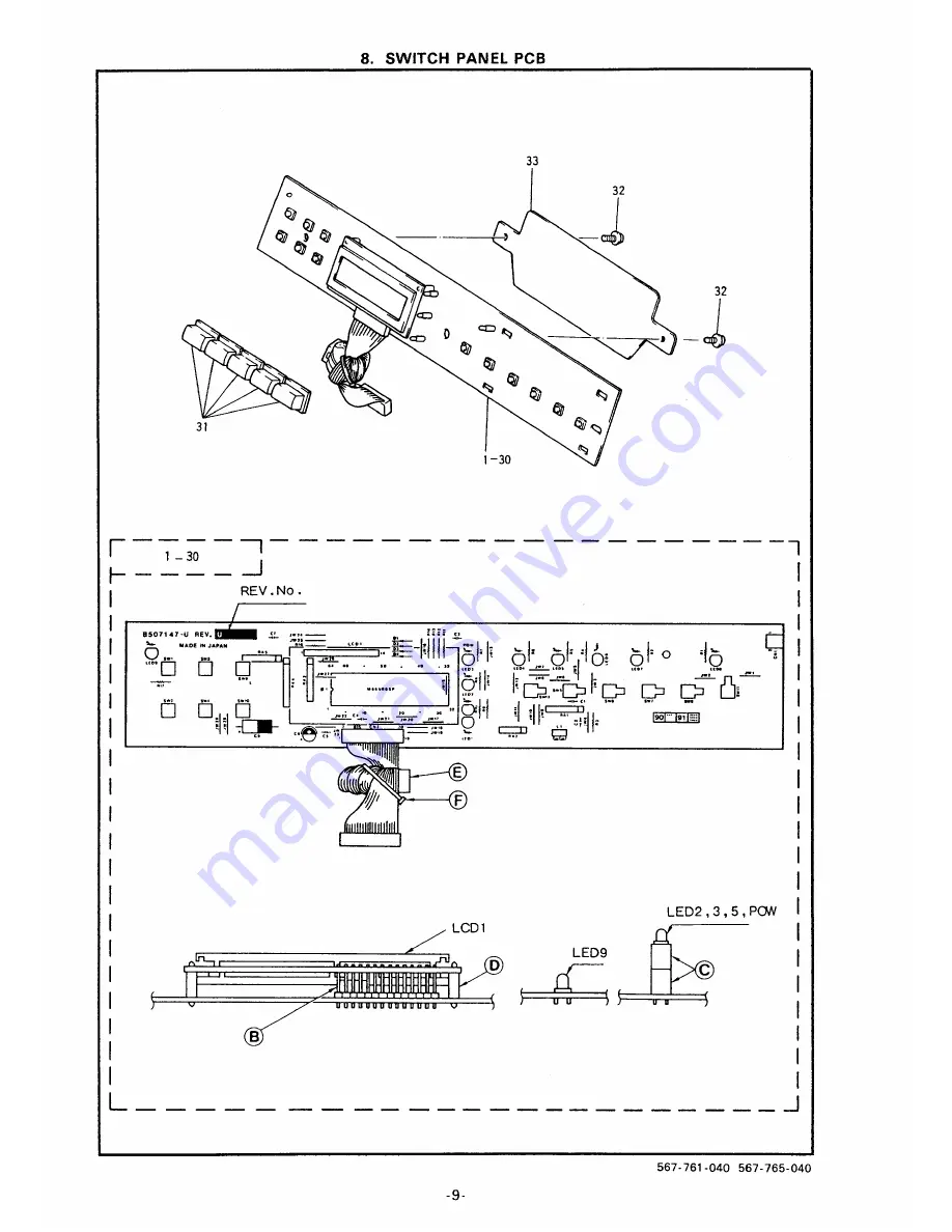 Brother IMPACT DOT MATRIX PIRNTER Parts Reference List Download Page 16