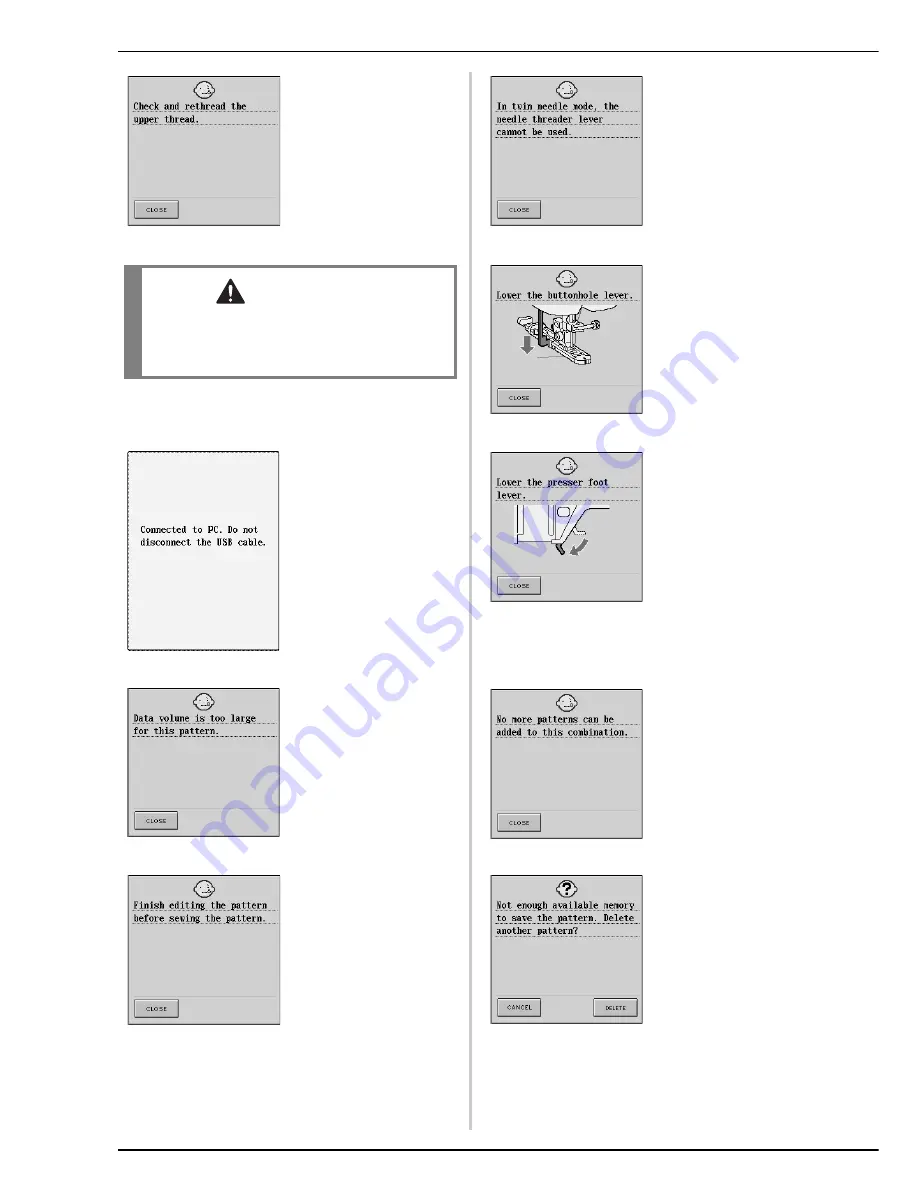 Brother Innov-is 2500D Operation Manual Download Page 203