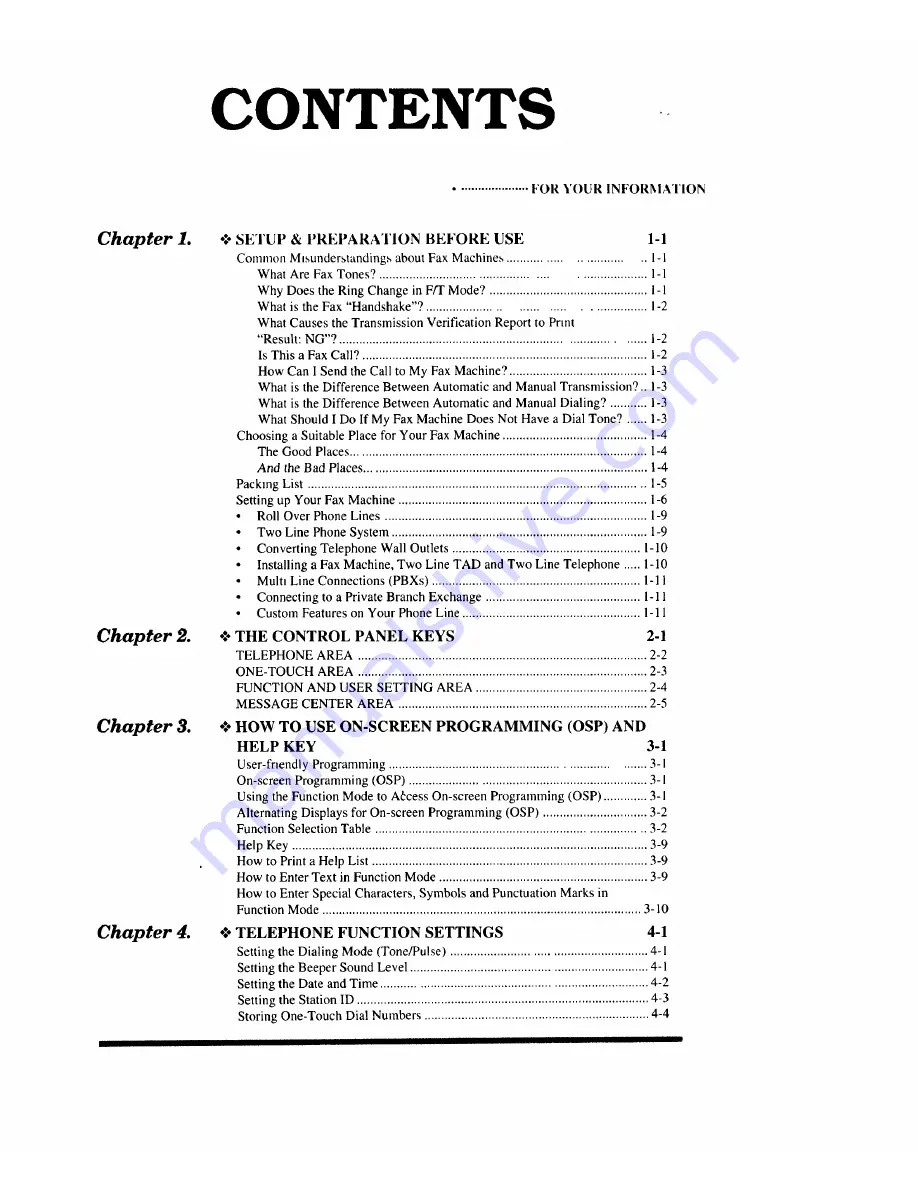 Brother IntelliFAX 1450MC Owner'S Manual Download Page 3