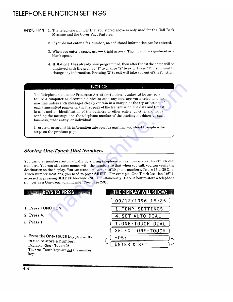 Brother IntelliFAX 1450MC Owner'S Manual Download Page 40