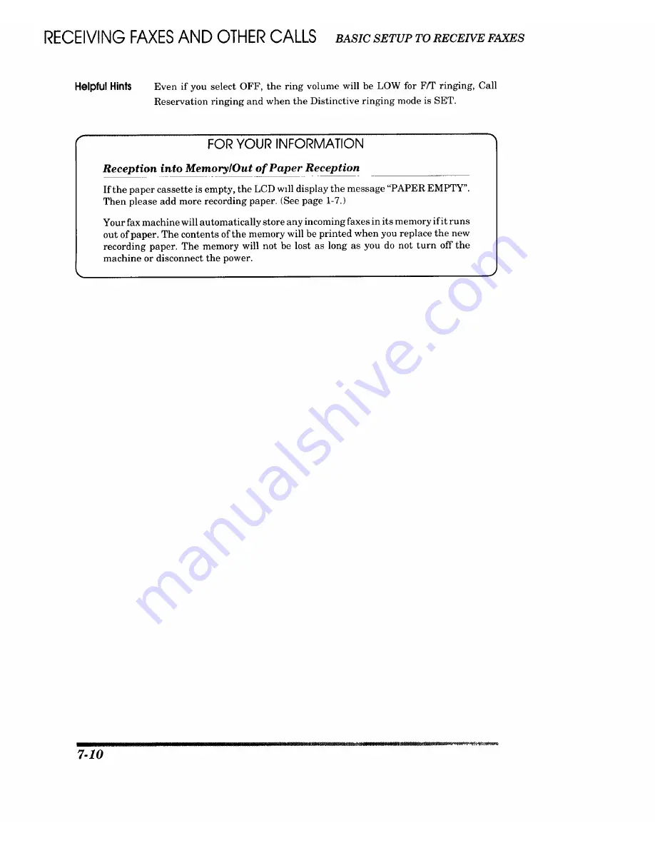 Brother IntelliFAX 1450MC Owner'S Manual Download Page 78