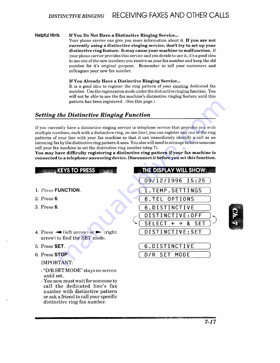 Brother IntelliFAX 1450MC Owner'S Manual Download Page 85