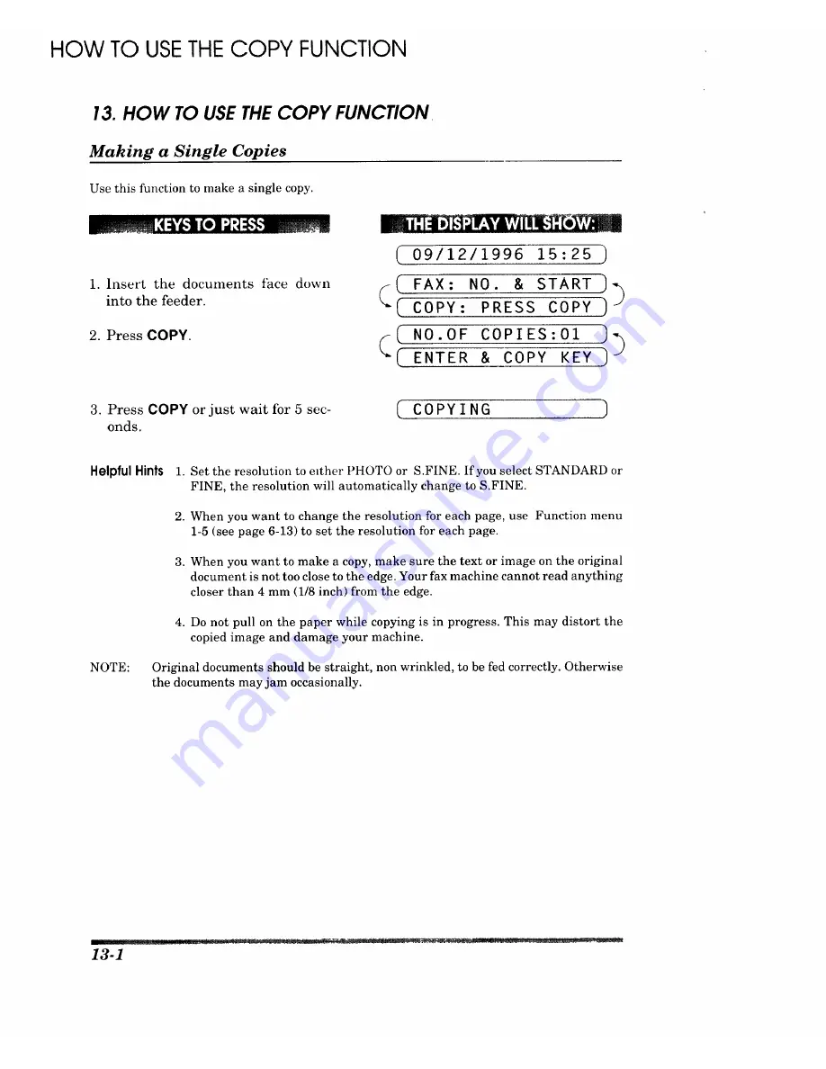 Brother IntelliFAX 1450MC Owner'S Manual Download Page 156