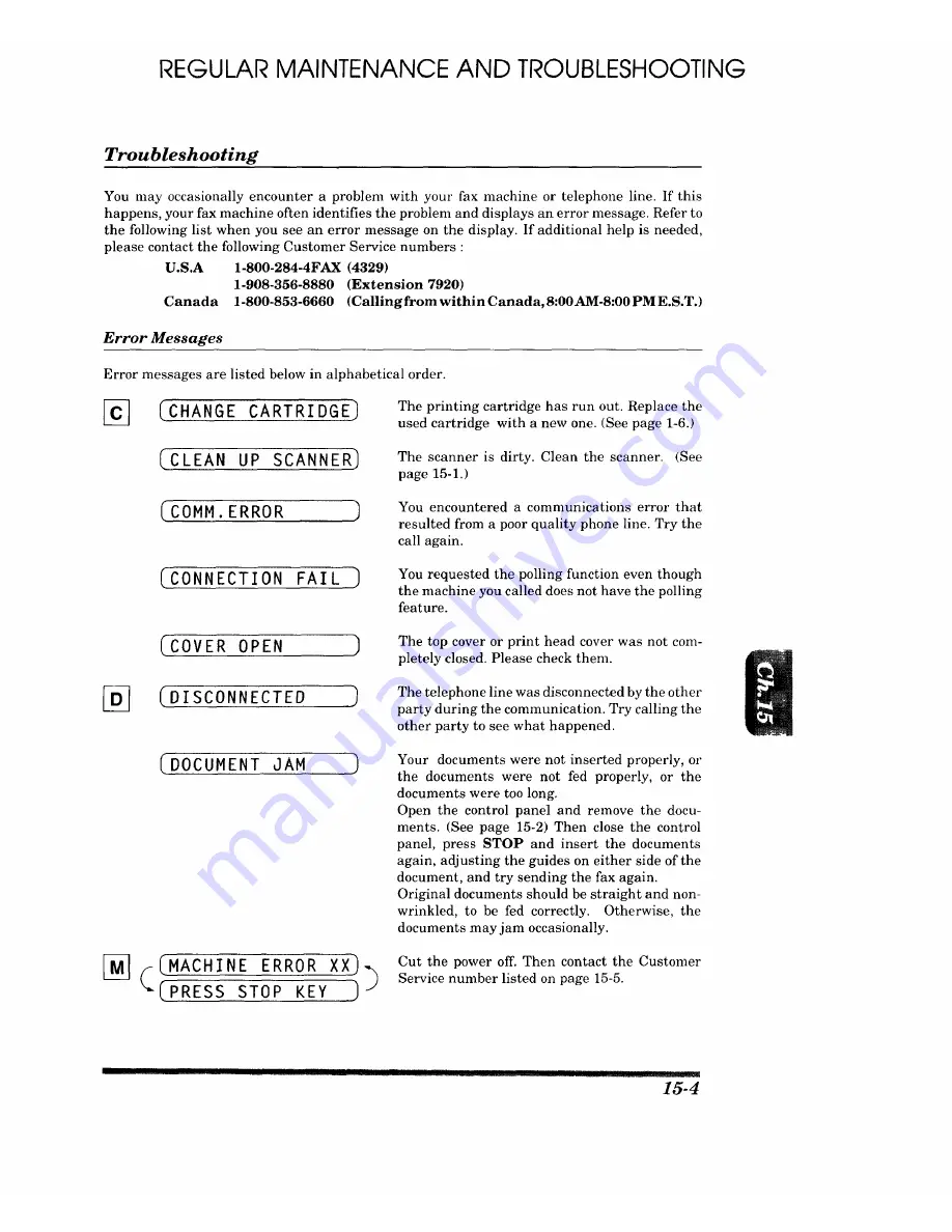 Brother IntelliFAX 1450MC Owner'S Manual Download Page 169