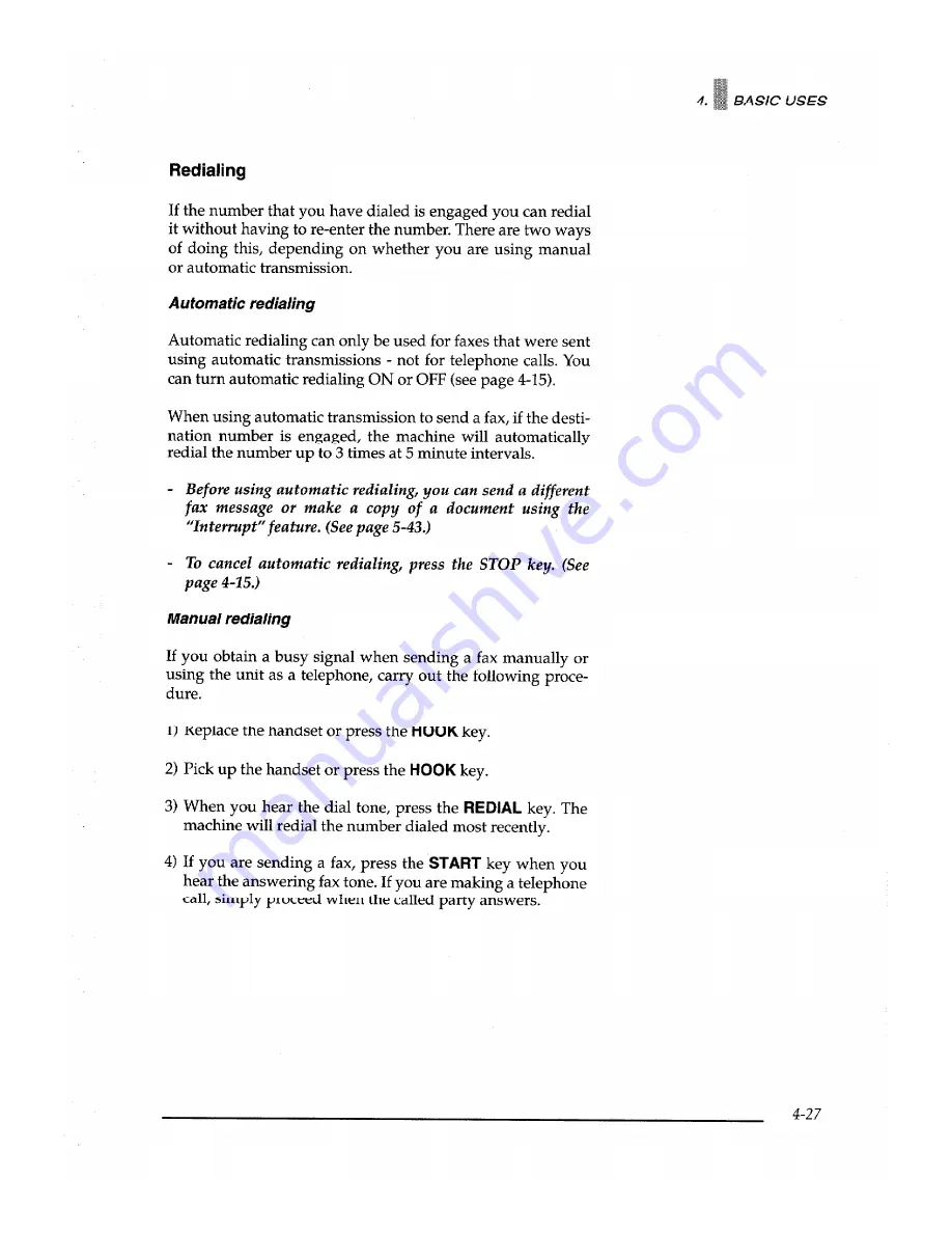 Brother IntelliFAX 1500M Owner'S Manual Download Page 61